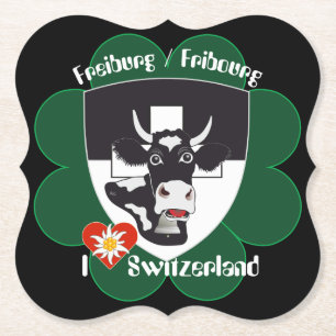 Dessous-de-verre En Papier Suisse Assistant Fribourg
