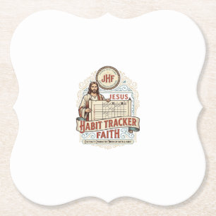 Dessous-de-verre En Papier Suivi de Jésus Suivi de l'habitude de la foi Jésus