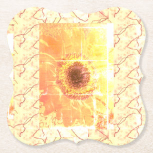 Dessous-de-verre En Papier Sunflower Vendredi-2 Dessous de verre papier