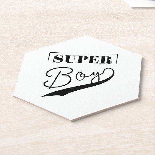 Dessous-de-verre En Papier Super Boy (Incliné)