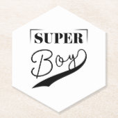 Dessous-de-verre En Papier Super Boy (Devant)