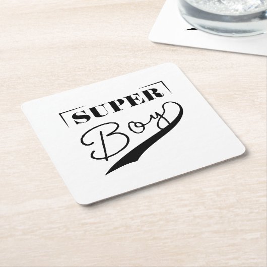 Dessous-de-verre En Papier Super Boy (Incliné)
