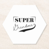 Dessous-de-verre En Papier Super grand-mère (Devant)