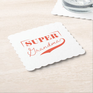 Dessous-de-verre En Papier Super grand-mère
