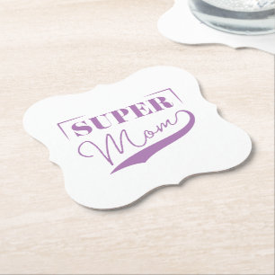 Dessous-de-verre En Papier Super Maman