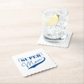 Dessous-de-verre En Papier Super Maman (En situation)