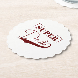 Dessous-de-verre En Papier Super papa