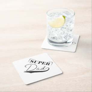 Dessous-de-verre En Papier Super papa