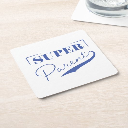 Dessous-de-verre En Papier Super parent (Incliné)