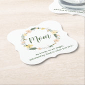 Dessous-de-verre En Papier Super pour maman (Incliné)