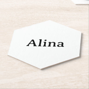 Dessous-de-verre En Papier supprimer le texte ajouter son propre design 4" x