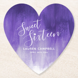 Dessous-de-verre En Papier Sweet sixteen ultraviolet moderne