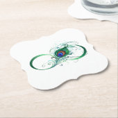 Dessous-de-verre En Papier Symbole de l'Infinity (Incliné)