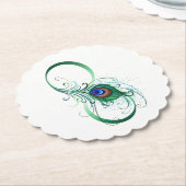 Dessous-de-verre En Papier Symbole de l'Infinity (Incliné)