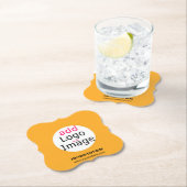 Dessous-de-verre En Papier Symbole professionnel tendance macaroni & fromage (En situation)