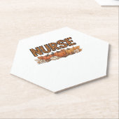 Dessous-de-verre En Papier T-shirt classique INFIRMIÈRE (Incliné)