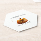 Dessous-de-verre En Papier T-shirt indispensable à l'automne (Incliné)