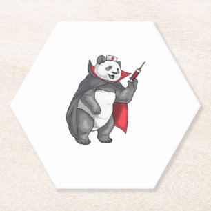 Dessous-de-verre En Papier T-Shirt oversize Panda Halloween Vampire Infirmièr
