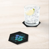 Dessous-de-verre En Papier Tabourets dans Bushes (En situation)