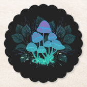 Dessous-de-verre En Papier Tabourets dans Bushes (Devant)