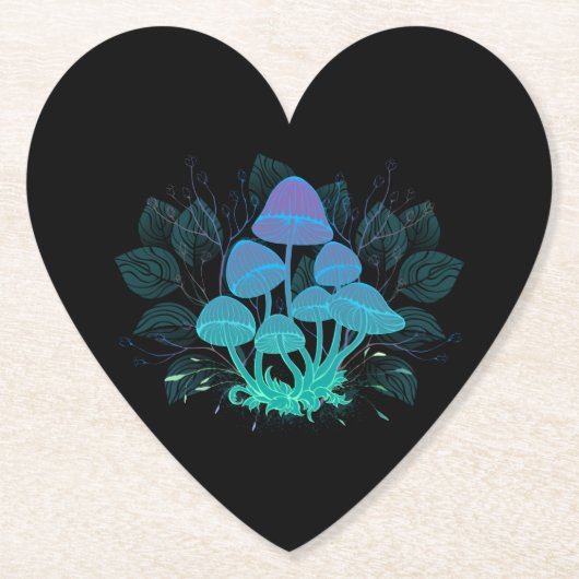 Dessous-de-verre En Papier Tabourets dans Bushes (Devant)