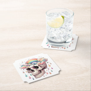 Dessous-de-verre En Papier Tapis de défilement Rainbow Dreams Co #2