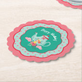 Dessous-de-verre En Papier Tea Party (Incliné)