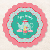 Dessous-de-verre En Papier Tea Party (Devant)