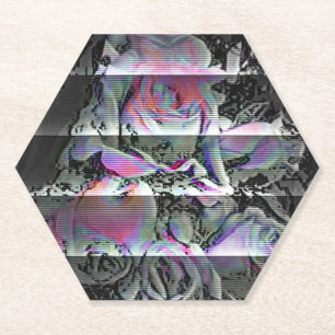 Dessous-de-verre En Papier Techno Bouquet