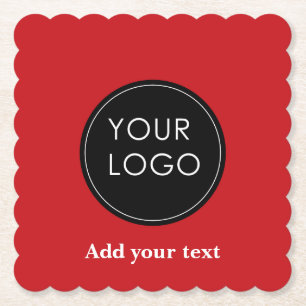 Dessous-de-verre En Papier Téléchargez Votre Logo Professionnel Personnalisé