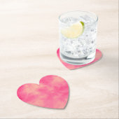 Dessous-de-verre En Papier Tempête de sable rose (En situation)