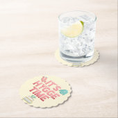 Dessous-de-verre En Papier Temps de jonction (En situation)