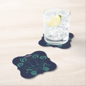 Dessous-de-verre En Papier Tentacules de céphalopodes octopus (En situation)