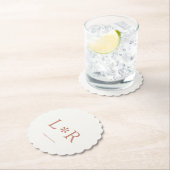 Dessous-de-verre En Papier Terre cuite | Simple Couple chic (En situation)