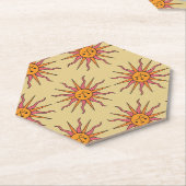 Dessous-de-verre En Papier The Sun - Tarot (Incliné)