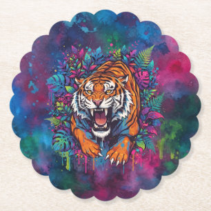 Dessous-de-verre En Papier Tigre