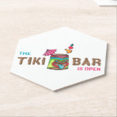 Dessous-de-verre En Papier Tiki Bar (Incliné)