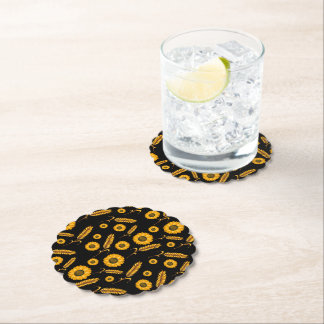 Dessous-de-verre En Papier Tournesol Blé