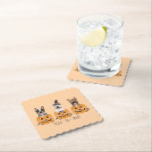 Dessous-de-verre En Papier Trick Ou Treat Citrouille (En situation)