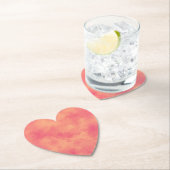 Dessous-de-verre En Papier Tuti Coeur de la fruité (En situation)