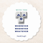 Dessous-de-verre En Papier typography_2_with you_2 (Devant)