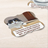 Dessous-de-verre En Papier Une autre dimension (Incliné)