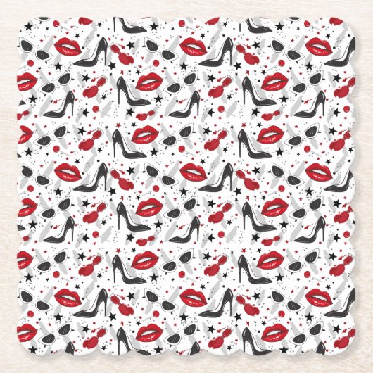 Dessous-de-verre En Papier Uptown Girl (Devant)