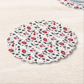 Dessous-de-verre En Papier Uptown Girl (Incliné)