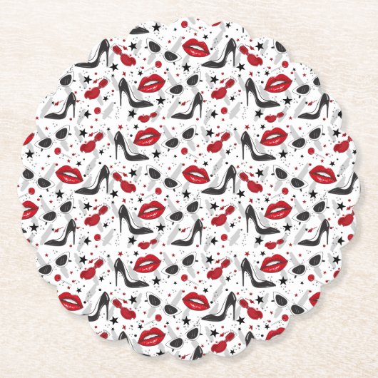 Dessous-de-verre En Papier Uptown Girl (Devant)