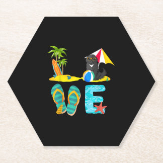 Dessous-de-verre En Papier Vacances d'été à Terre-Neuve | Love terre-neuve