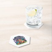 Dessous-de-verre En Papier Vache Halloween Cute Highland (2) (En situation)