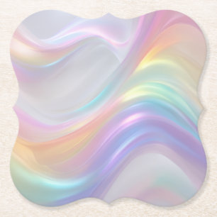 Dessous-de-verre En Papier Vagues de Lumière