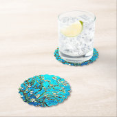 Dessous-de-verre En Papier Van Gogh - Fleurs d'amandes (En situation)