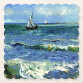 Dessous-de-verre En Papier Van Gogh - Paysage marin (Devant)